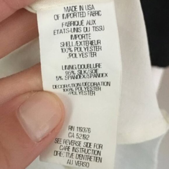 HELMUT Lang Black and White Draped Sheath Dress Size 6 medium - Picture 14 of 14
